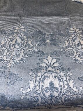 2 SOUSA DIAS BLUE TEACUPS 100% Cotton Jacquard had towels 20 x 28 NEW
